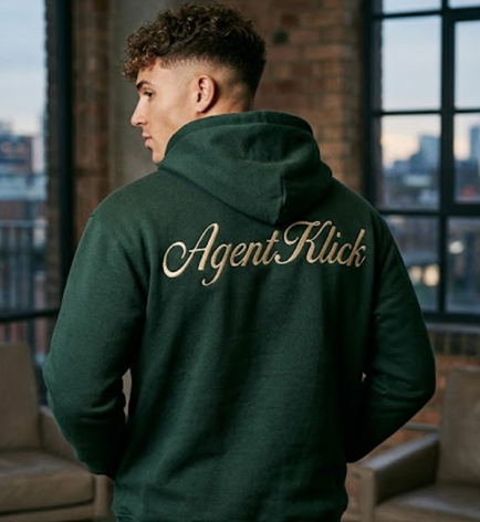 Hoodie — AgentKlick Embroidered